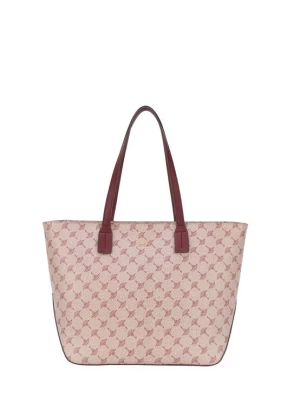 Foto van product JOOP! Shopper 'Flora Mazzo Corelie' bourgogne / watermeloen rood
