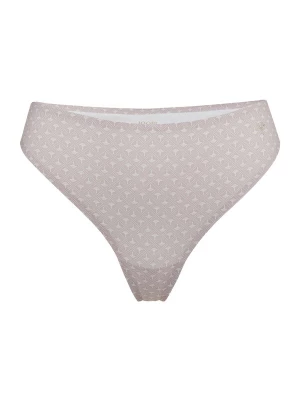 Foto van product JOOP! String ' Sensation Allover Print Thong ' lichtbeige / grijs