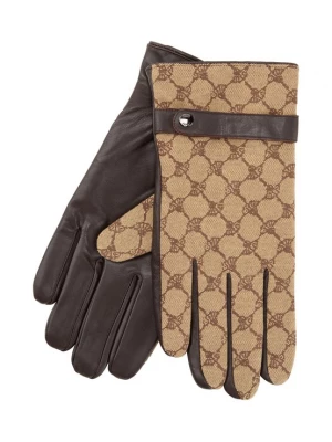 Foto van product JOOP! Vingerhandschoenen beige / donkerbruin