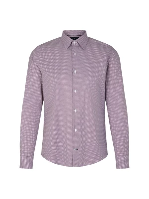 Foto van product JOOP! Zakelijk overhemd donkerblauw / bourgogne / wit