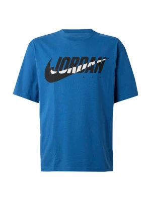 Foto van product Jordan Shirt 'Brooklyn Essentials' blauw gemêleerd / zwart / wit