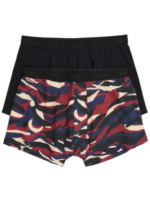 Foto van product JP1880 Boxershorts beige / donkerblauw / donkerrood / zwart