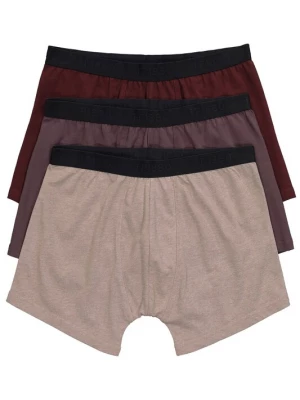 Foto van product JP1880 Boxershorts beige gemêleerd / aubergine / bordeaux / zwart