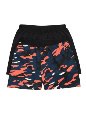 Foto van product JP1880 Boxershorts blauw / oranje / zwart