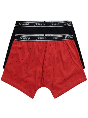 Foto van product JP1880 Boxershorts bloedrood / zwart / natuurwit
