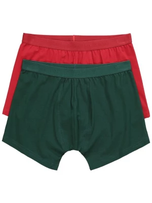 Foto van product JP1880 Boxershorts donkergroen / bloedrood