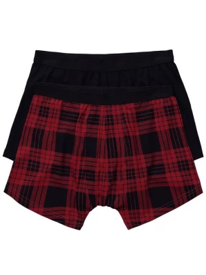 Foto van product JP1880 Boxershorts donkerrood / zwart