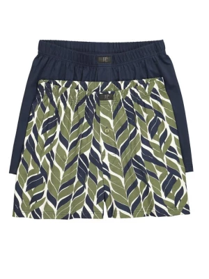 Foto van product JP1880 Boxershorts navy / lichtgroen / wit
