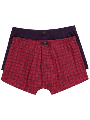Foto van product JP1880 Boxershorts robijnrood / zwart