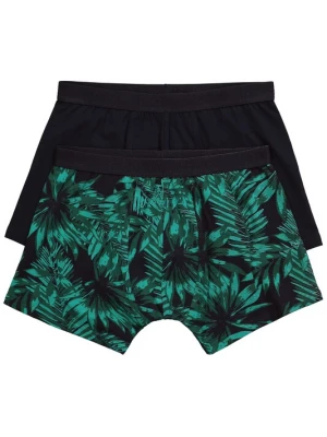 Foto van product JP1880 Boxershorts smaragd / jade groen / zwart
