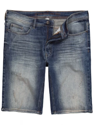 Foto van product JP1880 Broek blauw denim / lichtgrijs