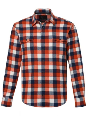 Foto van product JP1880 Overhemd blauw / lichtrood / wit