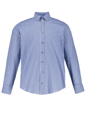 Foto van product JP1880 Overhemd blauw / wit