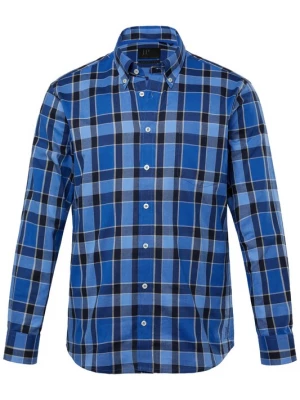 Foto van product JP1880 Overhemd blauw / zwart / wit