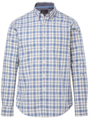 Foto van product JP1880 Overhemd duifblauw / lichtblauw / wolwit