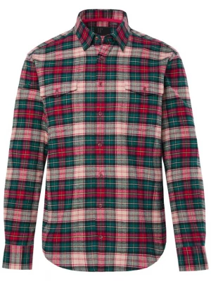 Foto van product JP1880 Overhemd groen / rood / wit