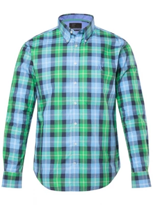 Foto van product JP1880 Overhemd hemelsblauw / donkerblauw / mintgroen