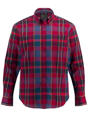 Foto van product JP1880 Overhemd navy / donkerblauw / rood