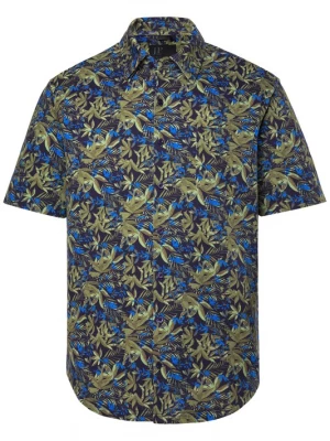 Foto van product JP1880 Overhemd navy / groen