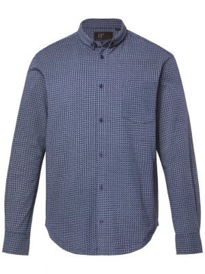 Foto van product JP1880 Overhemd navy / lichtbruin