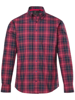 Foto van product JP1880 Overhemd navy / rood