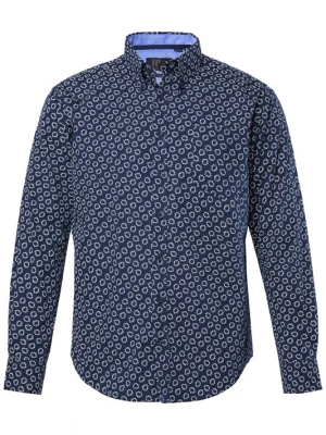 Foto van product JP1880 Overhemd navy / zwart