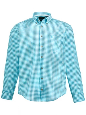 Foto van product JP1880 Overhemd neonblauw / wit