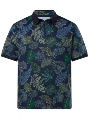 Foto van product JP1880 Shirt blauw / navy / geel / groen