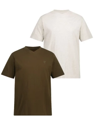 Foto van product JP1880 Shirt bruin / wit