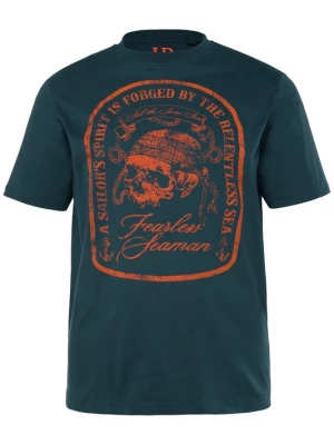 Foto van product JP1880 Shirt donkergroen / oranjerood