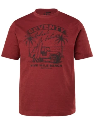 Foto van product JP1880 Shirt donkerrood / zwart