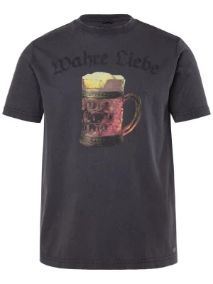 Foto van product JP1880 Shirt geel / antraciet / zwart