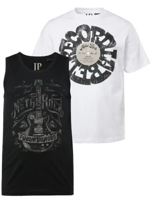 Foto van product JP1880 Shirt gemengde kleuren / zwart