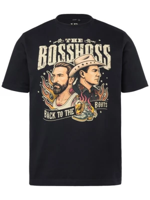 Foto van product JP1880 Shirt gemengde kleuren / zwart