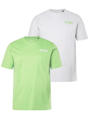 Foto van product JP1880 Shirt grijs / groen