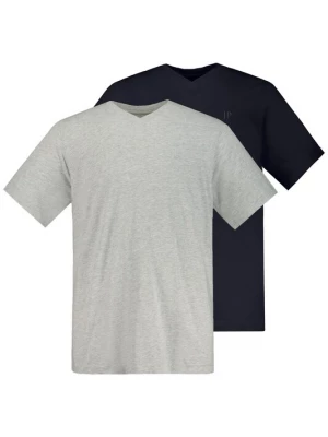 Foto van product JP1880 Shirt grijs / zwart
