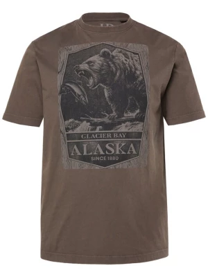 Foto van product JP1880 Shirt mokka / donkerbruin / zwart