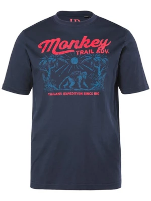 Foto van product JP1880 Shirt navy / azuur / rood