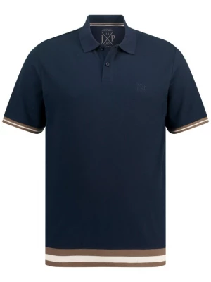 Foto van product JP1880 Shirt navy / kaki / wit