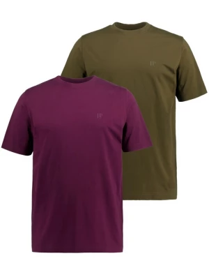 Foto van product JP1880 Shirt olijfgroen / aubergine