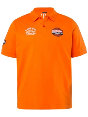 Foto van product JP1880 Shirt oranje / donkerrood / wit