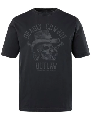 Foto van product JP1880 Shirt zwart gemêleerd