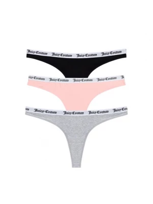 Foto van product Juicy Couture String 'Dana' grijs / rosa / zwart / wit