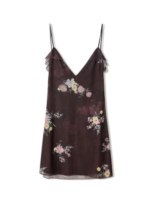 Foto van product Jurk Bershka donkerrood