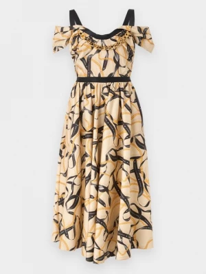 Foto van product Jurk Elisabetta Franchi lichtgeel