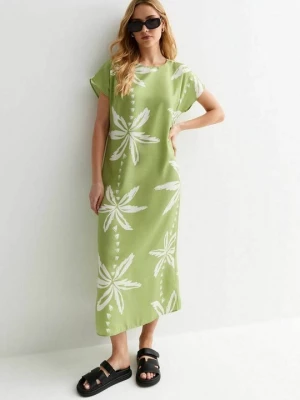 Foto van product Jurk New Look groen gemêleerd