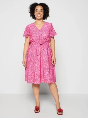 Foto van product Jurk ONLY Carmakoma donkerroze