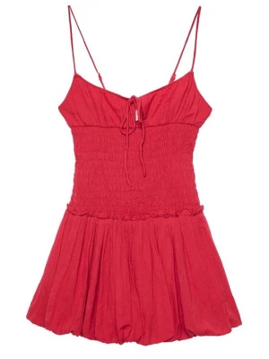 Foto van product Jurk Stradivarius donkerrood gemêleerd