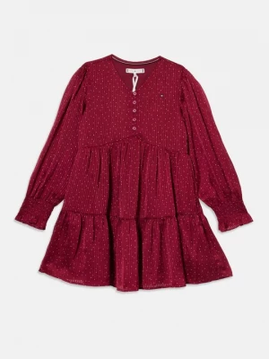 Foto van product Jurk Tommy Hilfiger bordeauxrood