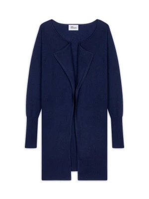 Foto van product JUST CASHMERE Gebreid vest 'BROOKE' navy